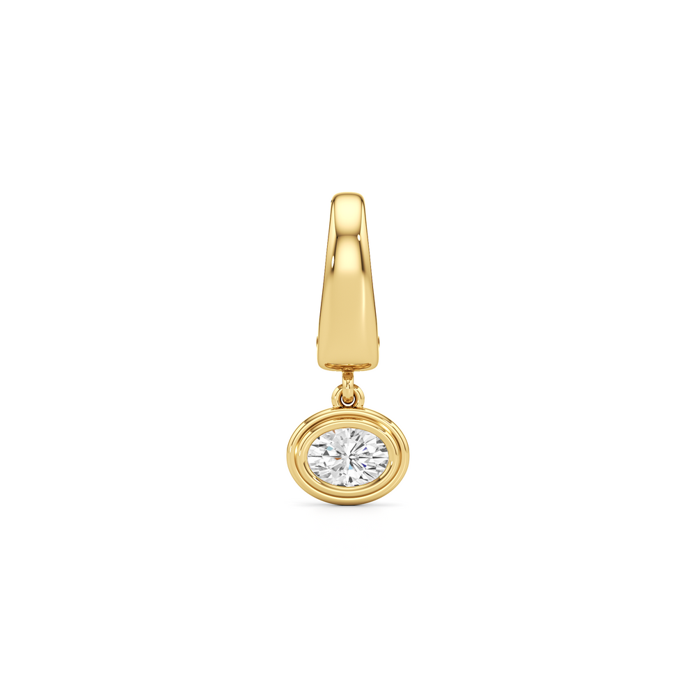 Orbit Charm with 14KT Yellow Gold Cut Diamond in 14KT Yellow Gold view 1
