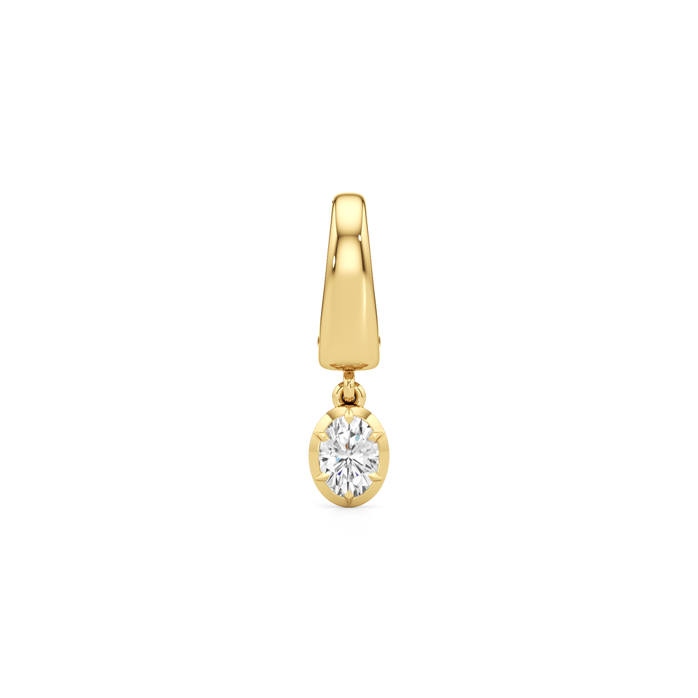 Relic Charm with 14KT Yellow Gold Cut Diamond in 14KT Yellow Gold view 1
