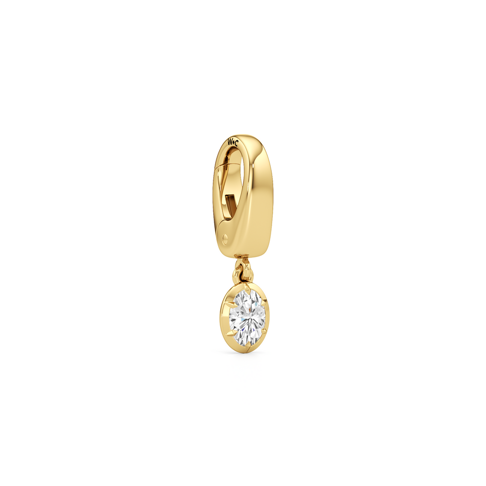 Relic Charm with 14KT Yellow Gold Cut Diamond in 14KT Yellow Gold view 2
