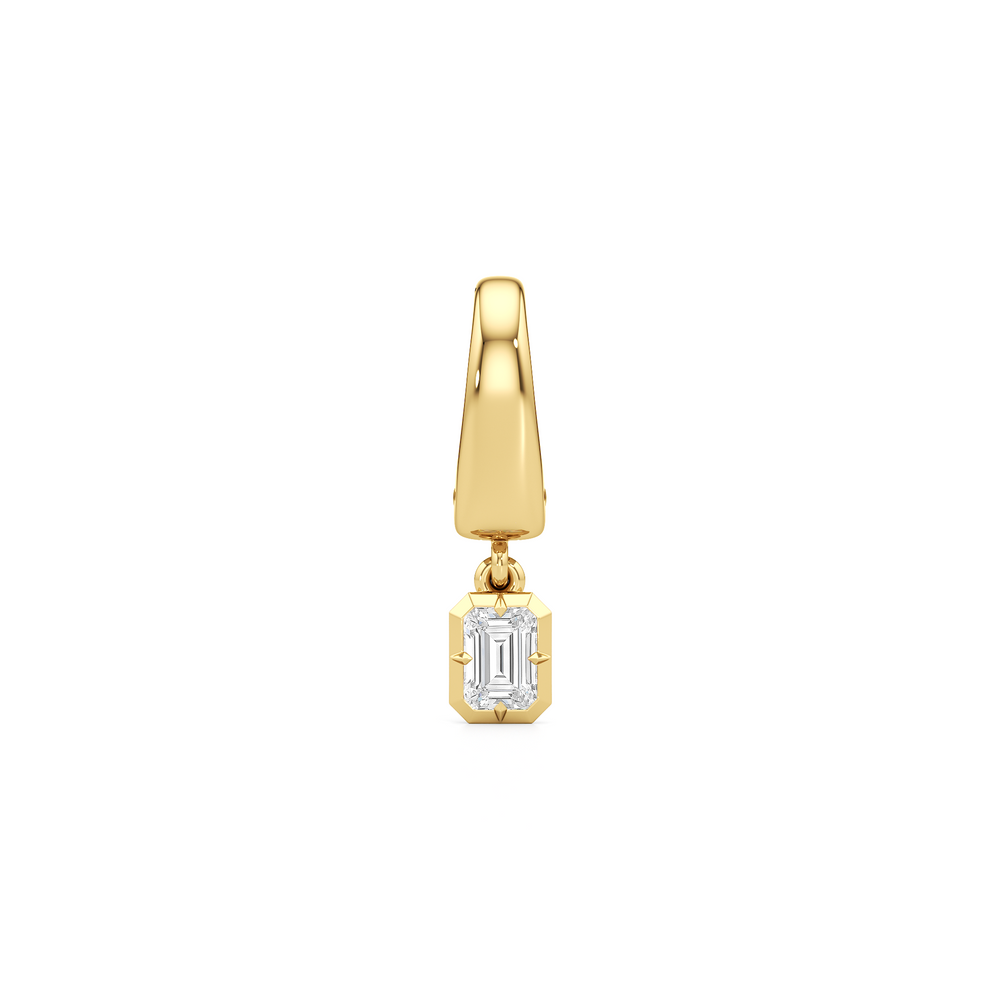 Frame Charm with 14KT Yellow Gold Cut Diamond in 14KT Yellow Gold view 1
