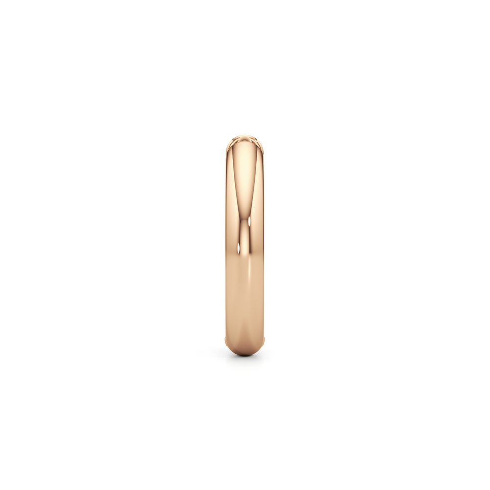129556Z-Earrings with 14KT Rose Gold Cut Diamond in 14KT Rose Gold view 2
