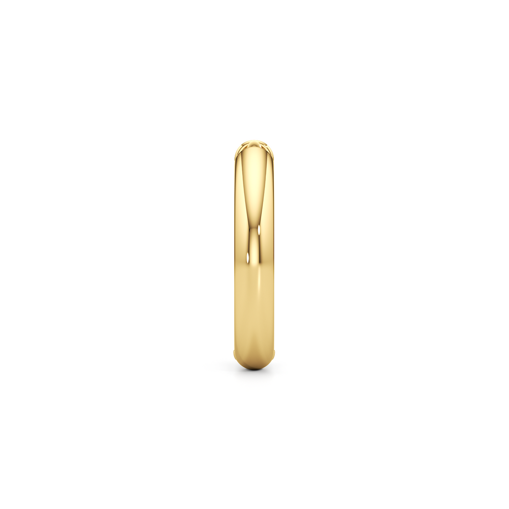 129556Z-Earrings with 14KT Yellow Gold Cut Diamond in 14KT Yellow Gold view 2
