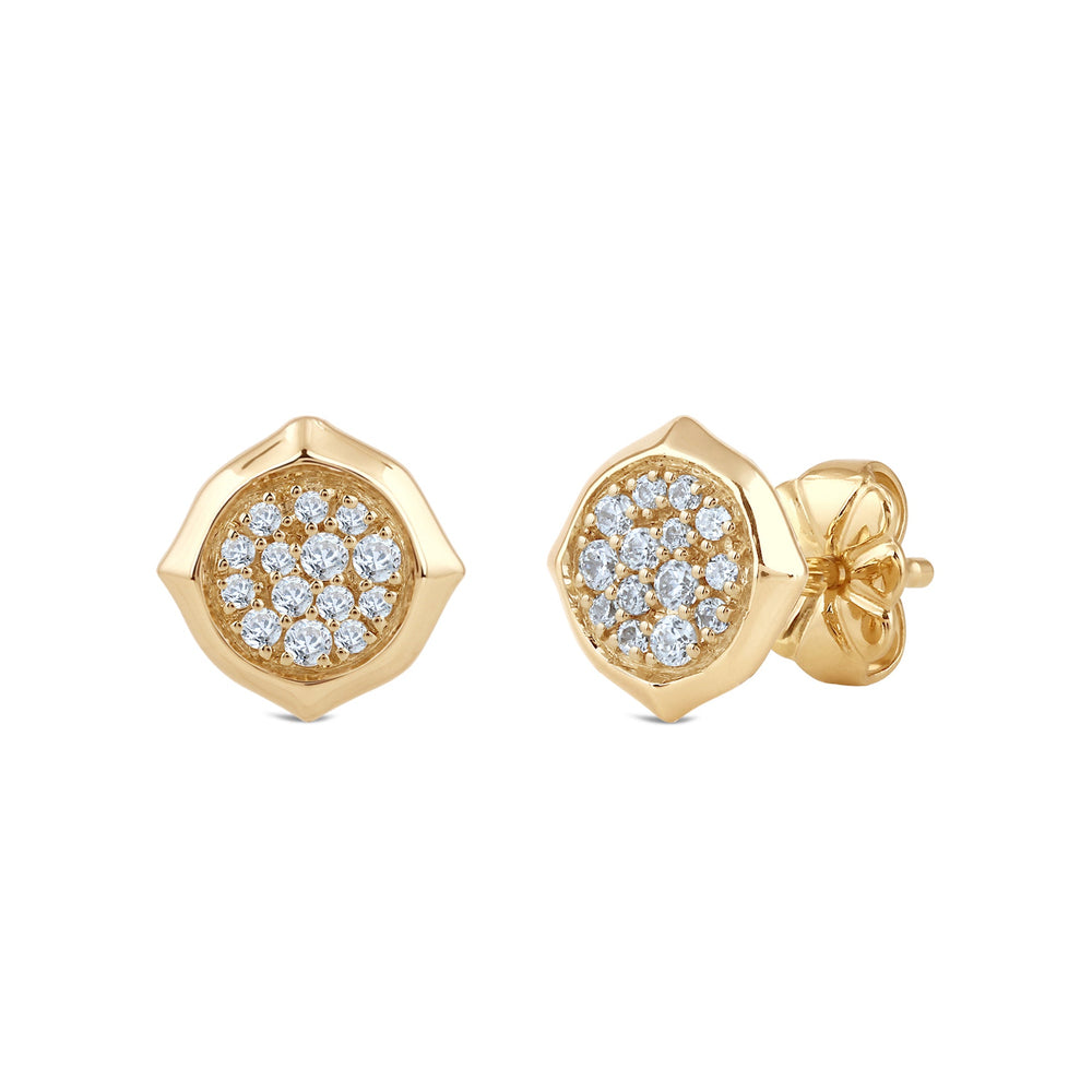 The Signature Set with 14KT Yellow Gold / Lab / 1/3 Cut Diamond in 14KT Yellow Gold / Lab / 1/3 view 4
