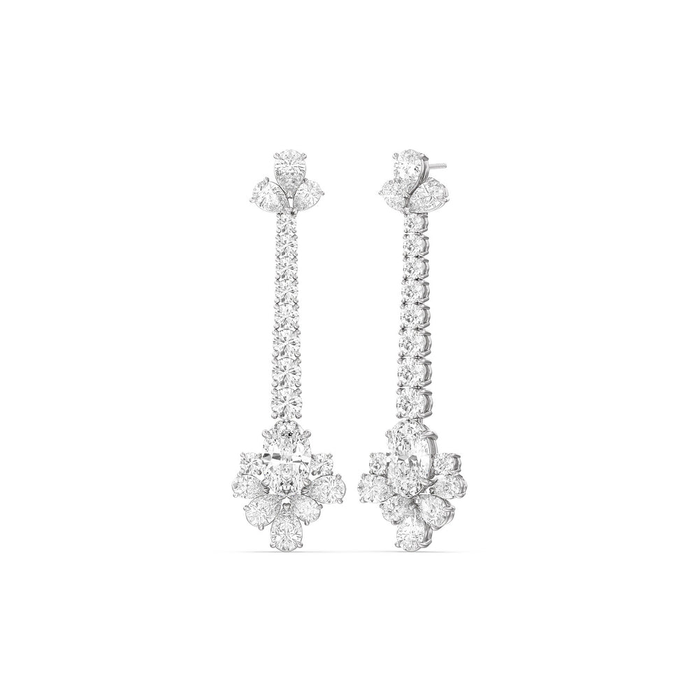 The Seurat Reserve Earrings with Platinum / Lab / 27 1/8 Cut Diamond in 14KT Platinum / Lab / 27 1/8 view 1
