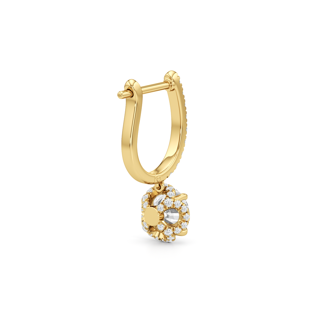The Chrysler Leverbacks with 18KT Yellow Gold / Lab / 2 3/8 Cut Diamond in 14KT Yellow Gold / Lab / 2 3/8 view 6
