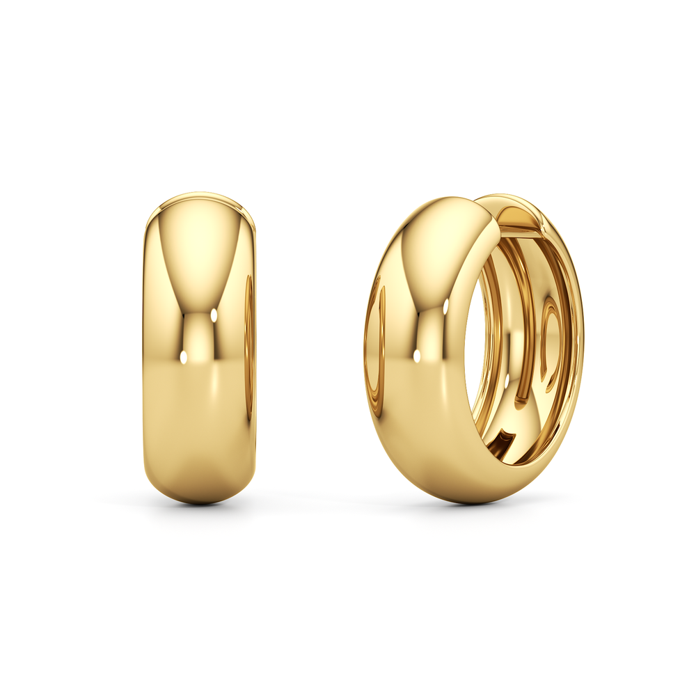 The Lucy Ear Cuff with 18K Yellow Gold Vermeil Cut Diamond in 14KT 18K Yellow Gold Vermeil view 1
