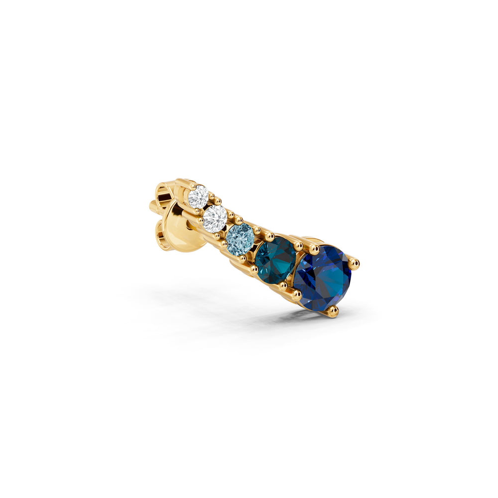 The Indy Climbers with 14KT Yellow Gold / Lab / 1/20 Cut Diamond in 14KT Yellow Gold / Lab / 1/20 view 5
