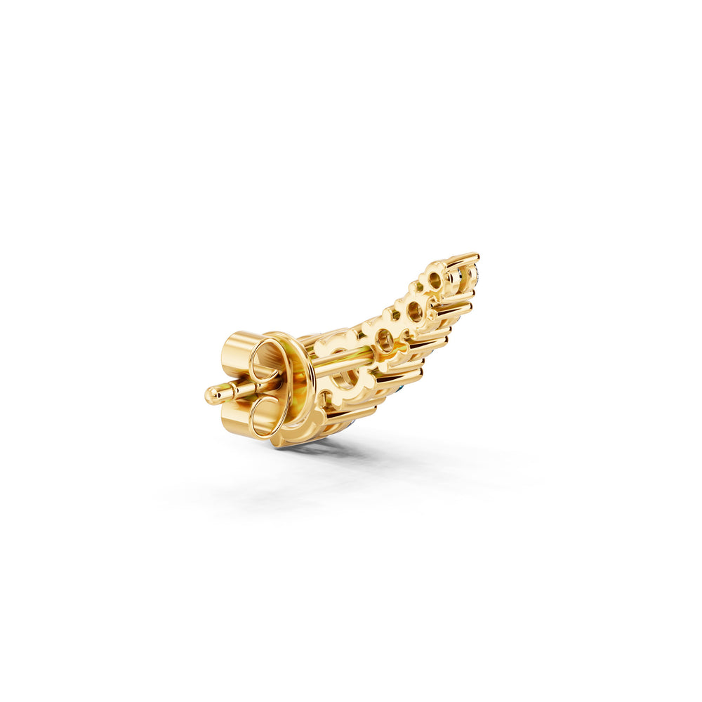 The Indy Climbers with 14KT Yellow Gold / Lab / 1/20 Cut Diamond in 14KT Yellow Gold / Lab / 1/20 view 6
