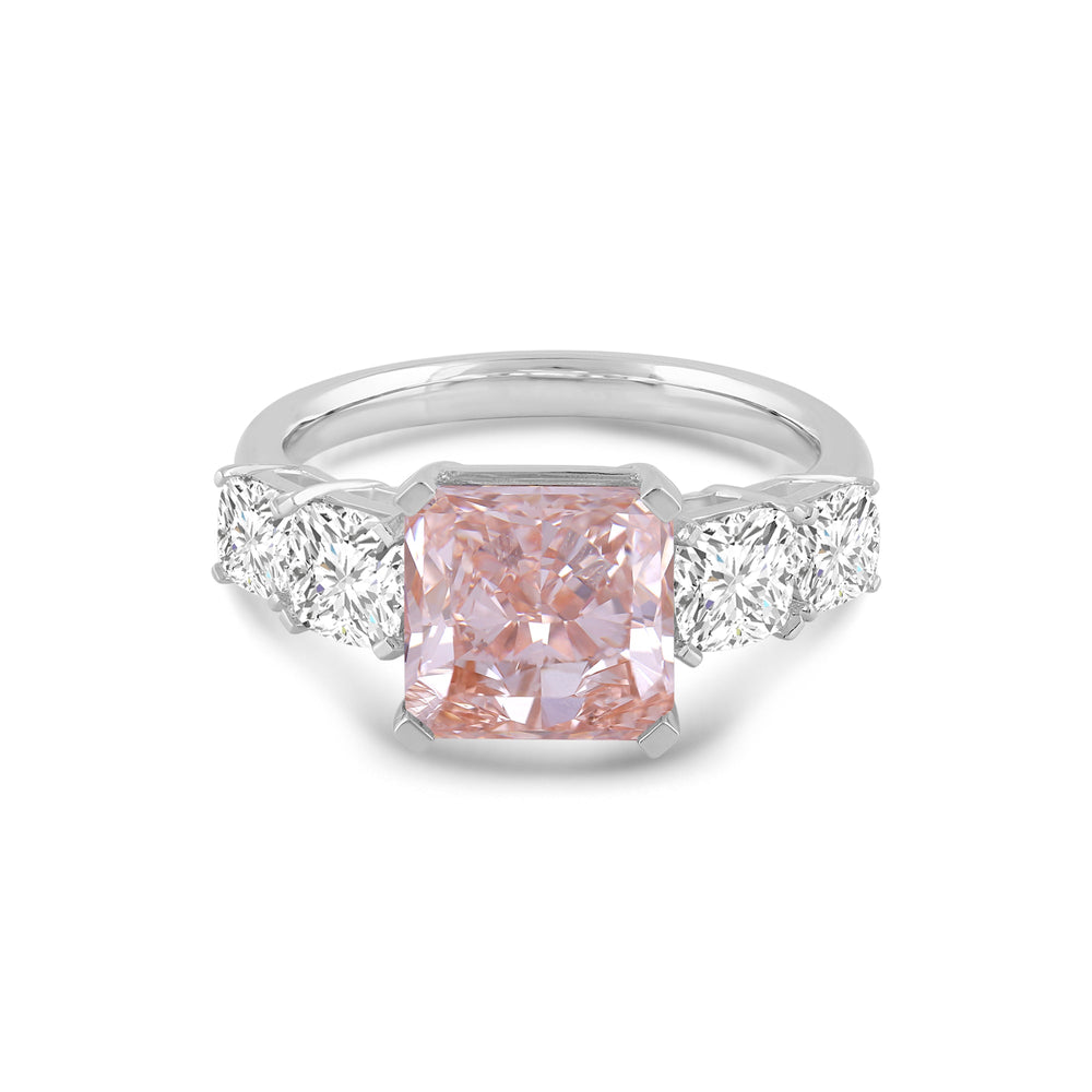 Lab Cut The Sullivan Ring with Lab Grown Diamond in 14KT White Gold view 1
