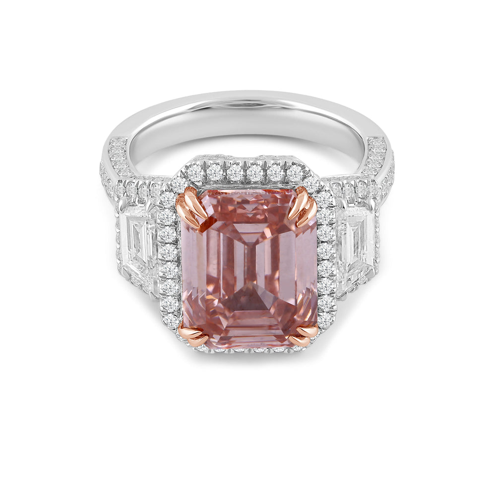 Lab Cut The Yorkville Ring with Lab Grown Diamond in 14KT White Gold view 1
