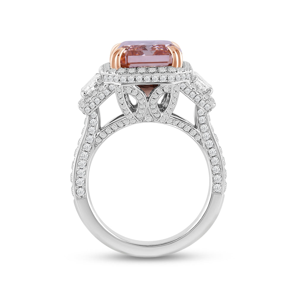 Lab Cut The Yorkville Ring with Lab Grown Diamond in 14KT White Gold view 2
