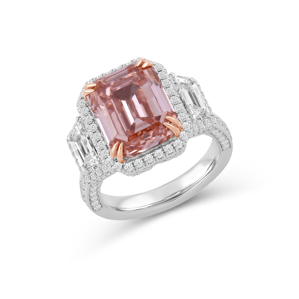 Lab Cut The Yorkville Ring with Lab Grown Diamond in 14KT White Gold view 3
