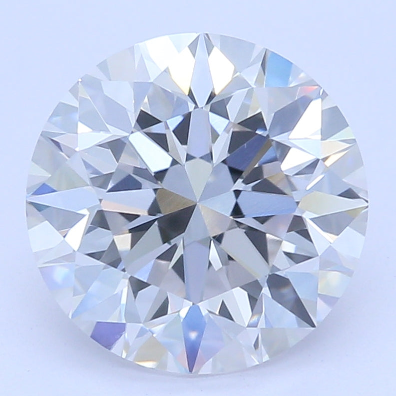 1.5 Carat Round Lab Diamond with  Cut Diamond in 14KT  view 1
