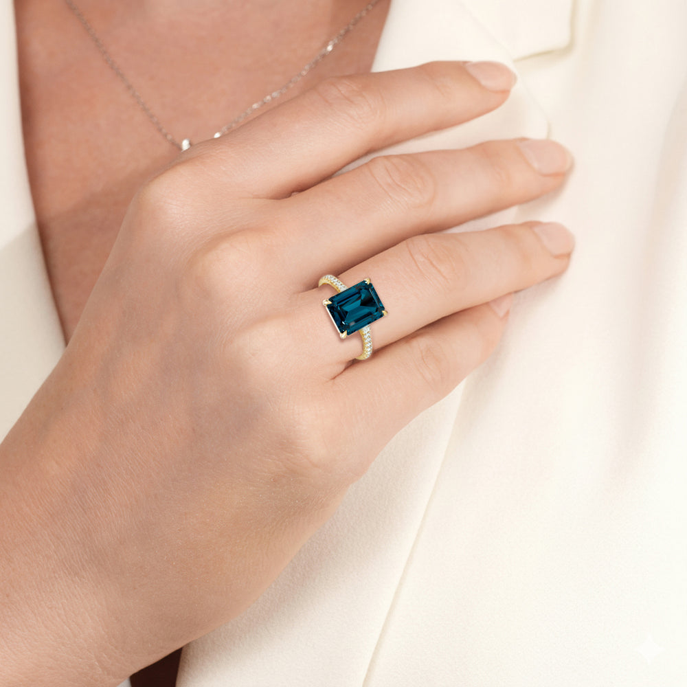 Model Wearing The Rosavira Ring view