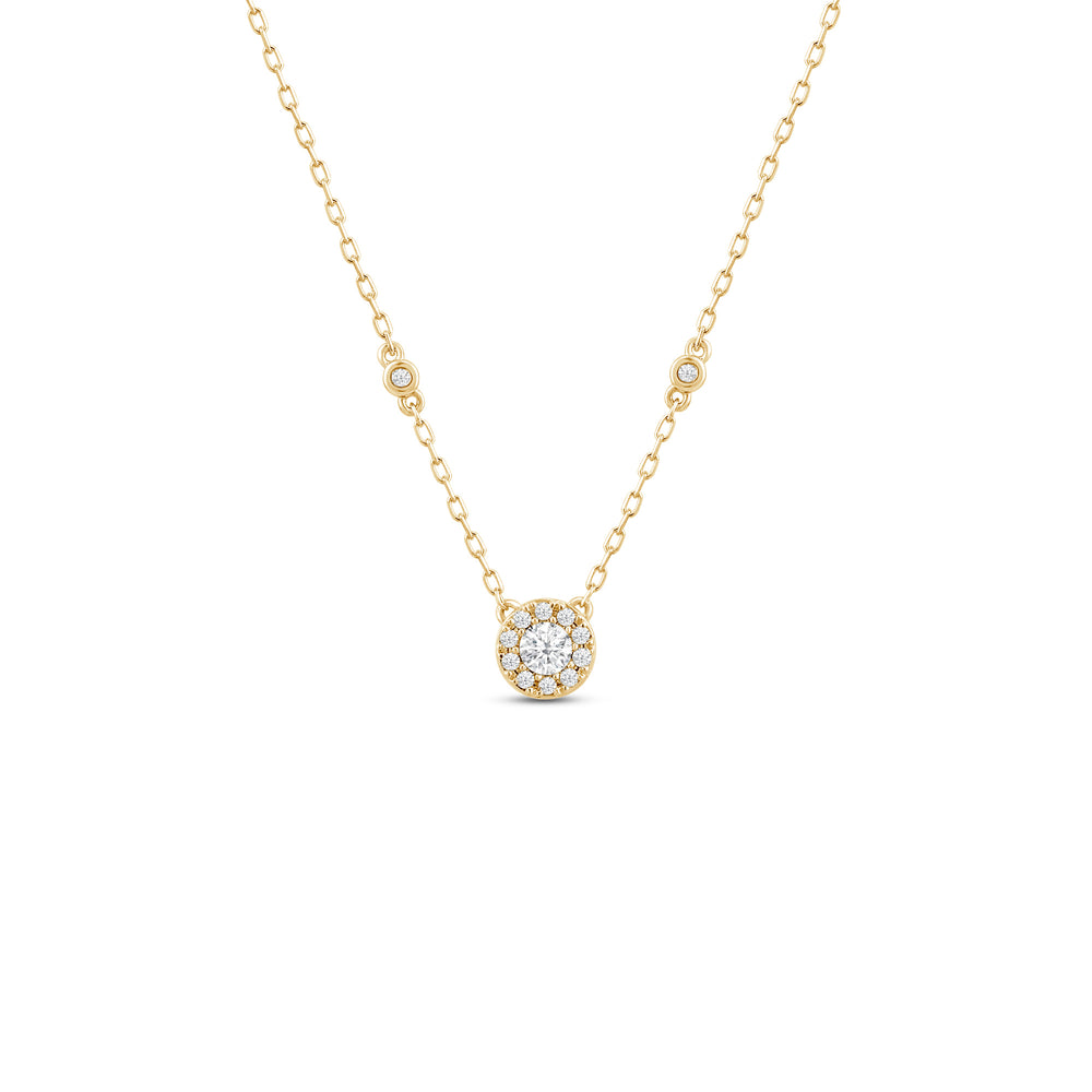 The Effortless Set with 14KT Yellow Gold / Lab / 1 Cut Diamond in 14KT Yellow Gold / Lab / 1 view 3
