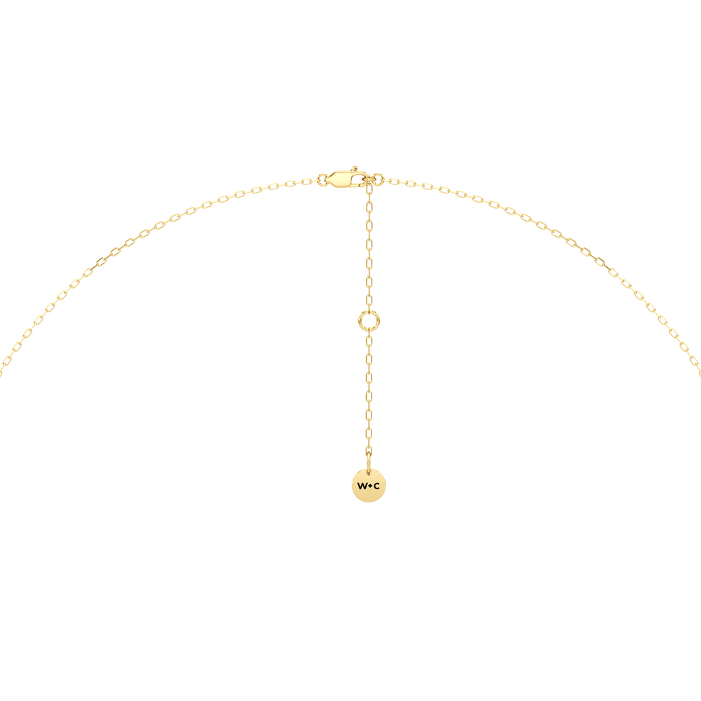 The Chrysler Classic Necklace with 14KT Yellow Gold / Lab / 1 1/8 Cut Diamond in 14KT Yellow Gold / Lab / 1 1/8 view 6
