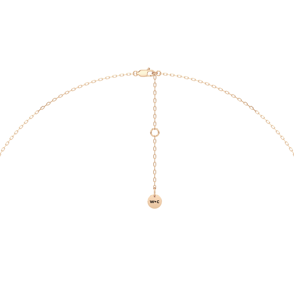 The Chrysler Classic Necklace with 14KT Rose Gold / Lab / 2 1/3 Cut Diamond in 14KT Rose Gold / Lab / 2 1/3 view 6

