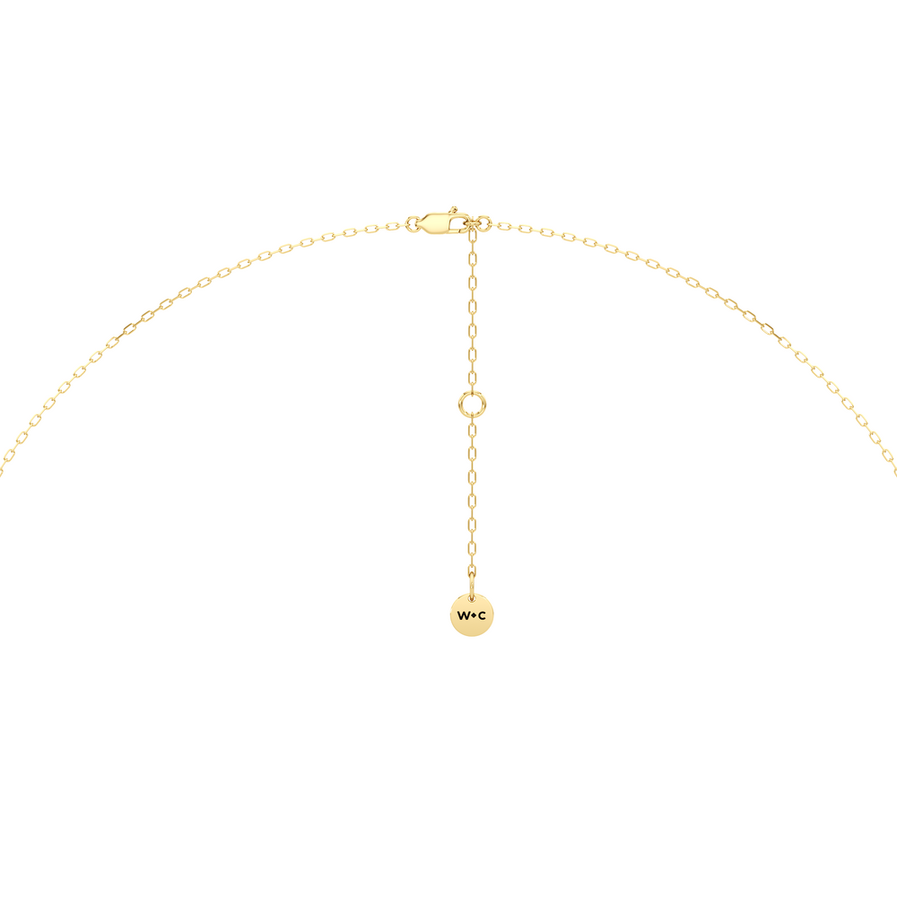 The Chrysler Classic Necklace with 14KT Yellow Gold / Lab / 2 1/3 Cut Diamond in 14KT Yellow Gold / Lab / 2 1/3 view 6
