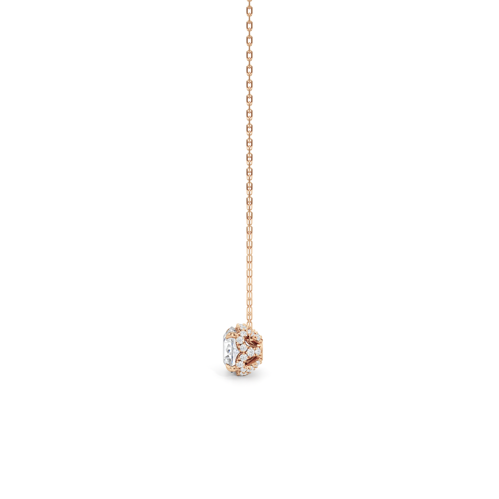 The Chrysler Classic Necklace with 14KT Yellow Gold / Lab / 2 1/3 Cut Diamond in 14KT Yellow Gold / Lab / 2 1/3 view 4

