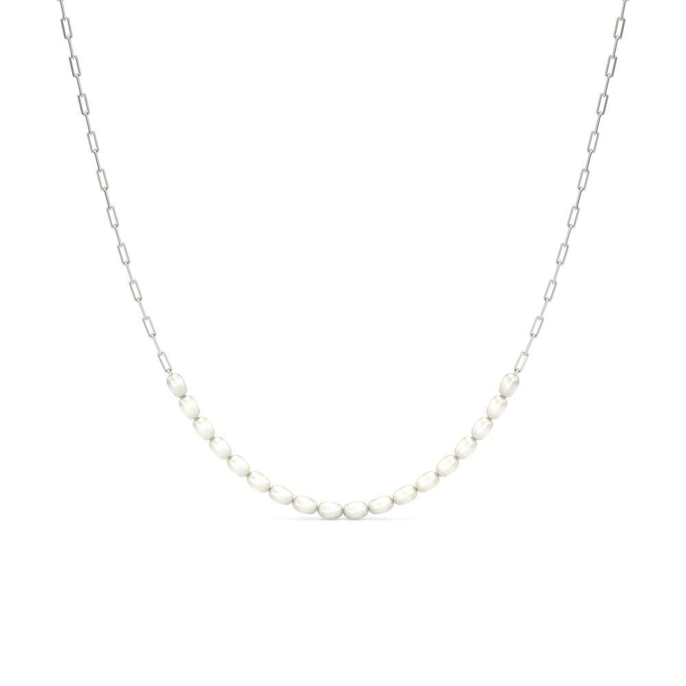 1576727-necklace with 14KT White Gold / Lab / 0 Cut Diamond in 14KT White Gold / Lab / 0 view 1
