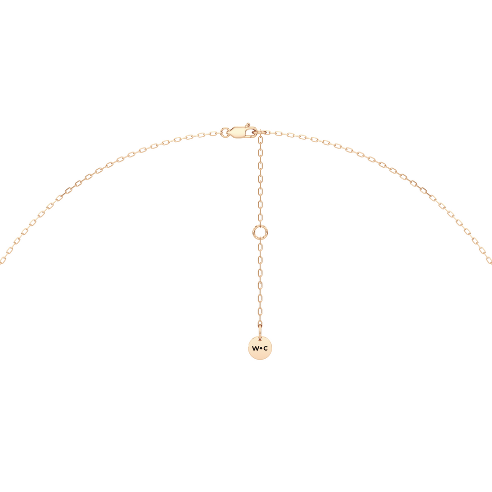 1576729-necklace with 14KT Rose Gold / Lab / 0 Cut Diamond in 14KT Rose Gold / Lab / 0 view 4
