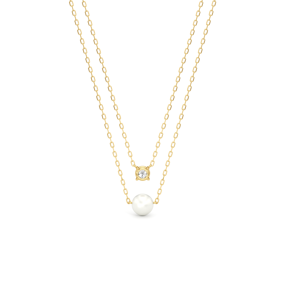 1576729-necklace with 14KT Yellow Gold / Lab / 0 Cut Diamond in 14KT Yellow Gold / Lab / 0 view 3
