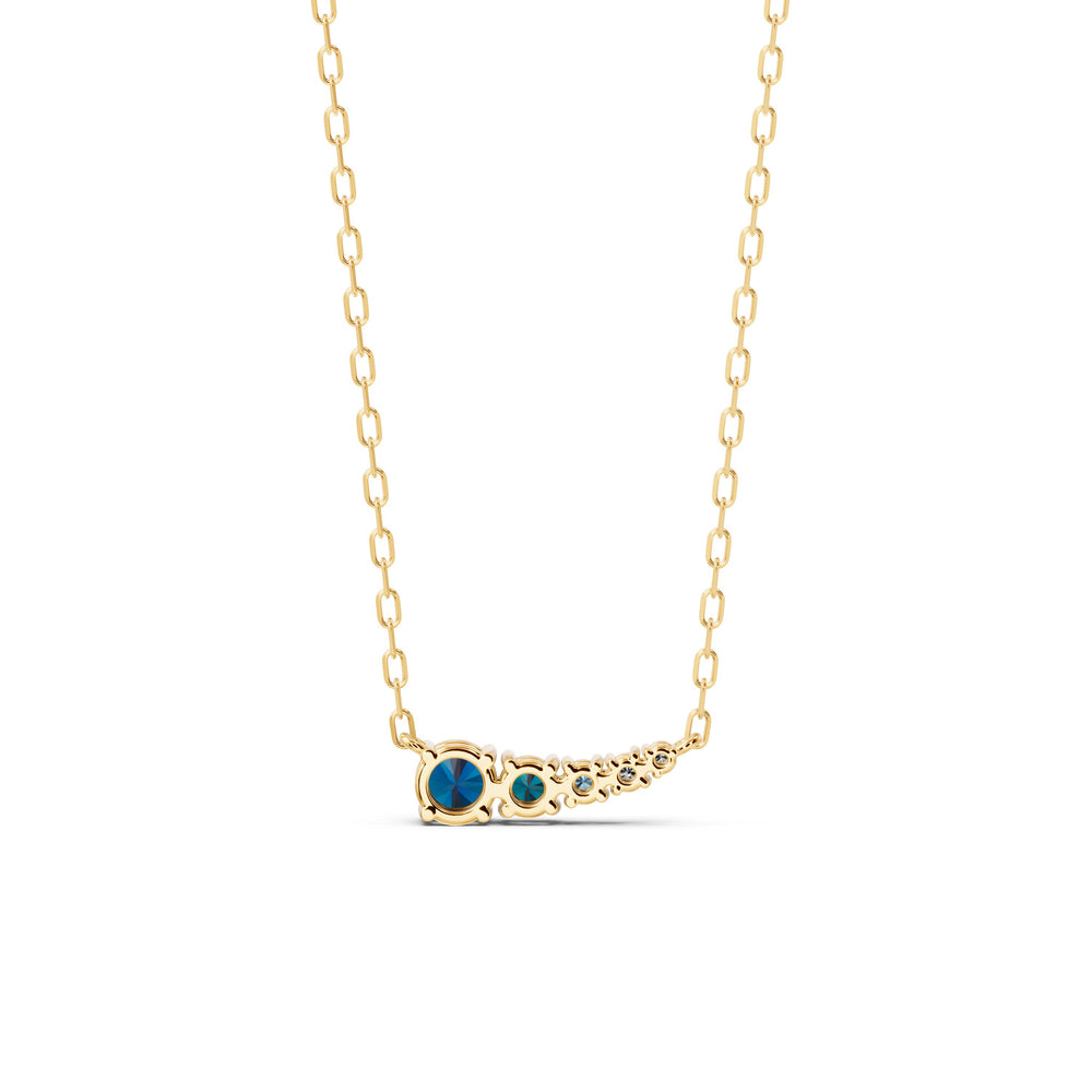 The Indy Necklace with 14KT Yellow Gold / Lab / 1/20 Cut Diamond in 14KT Yellow Gold / Lab / 1/20 view 3

