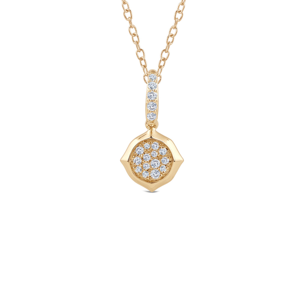 The Signature Set with 14KT Yellow Gold / Lab / 1/3 Cut Diamond in 14KT Yellow Gold / Lab / 1/3 view 3
