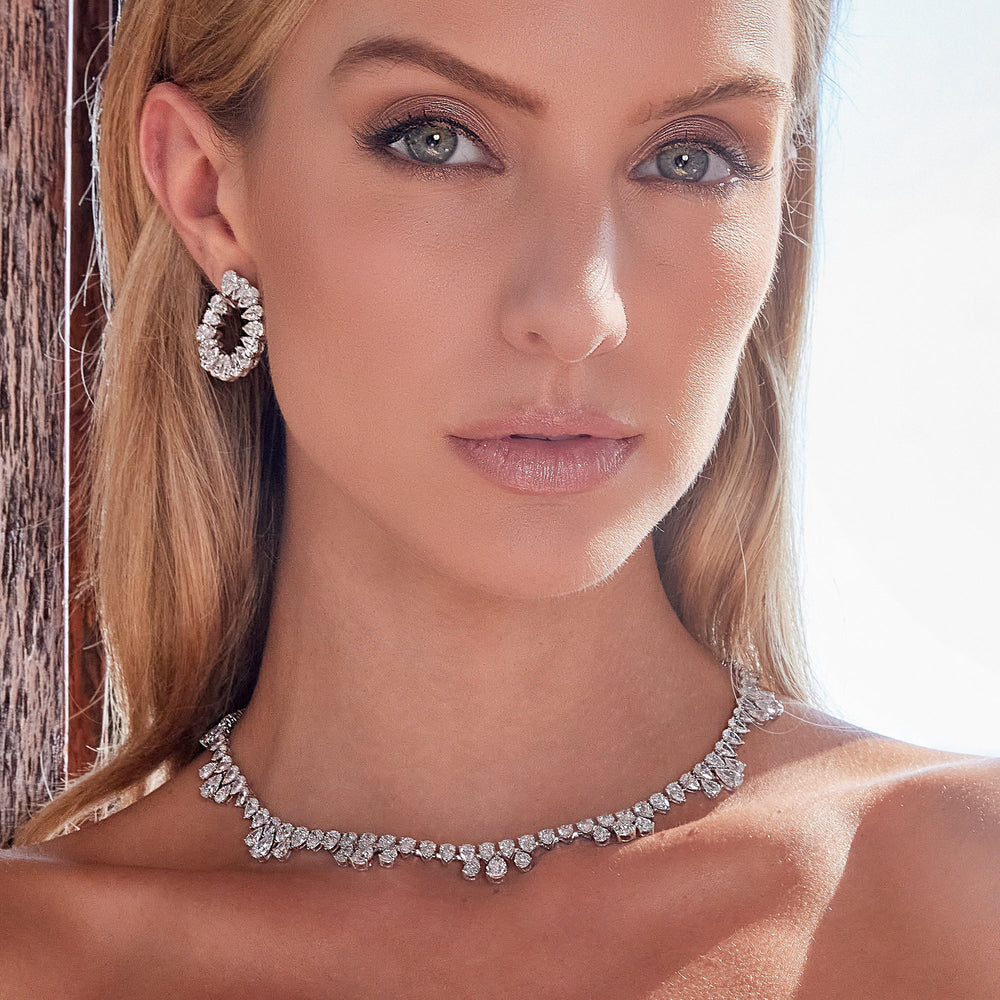 Model Wearing The Kensett Reserve Necklace view