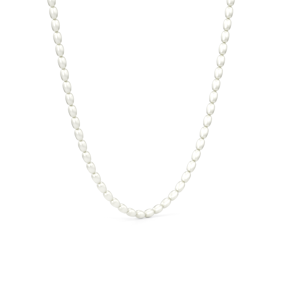 1576737-necklace with 14KT White Gold / Lab / 0 Cut Diamond in 14KT White Gold / Lab / 0 view 2
