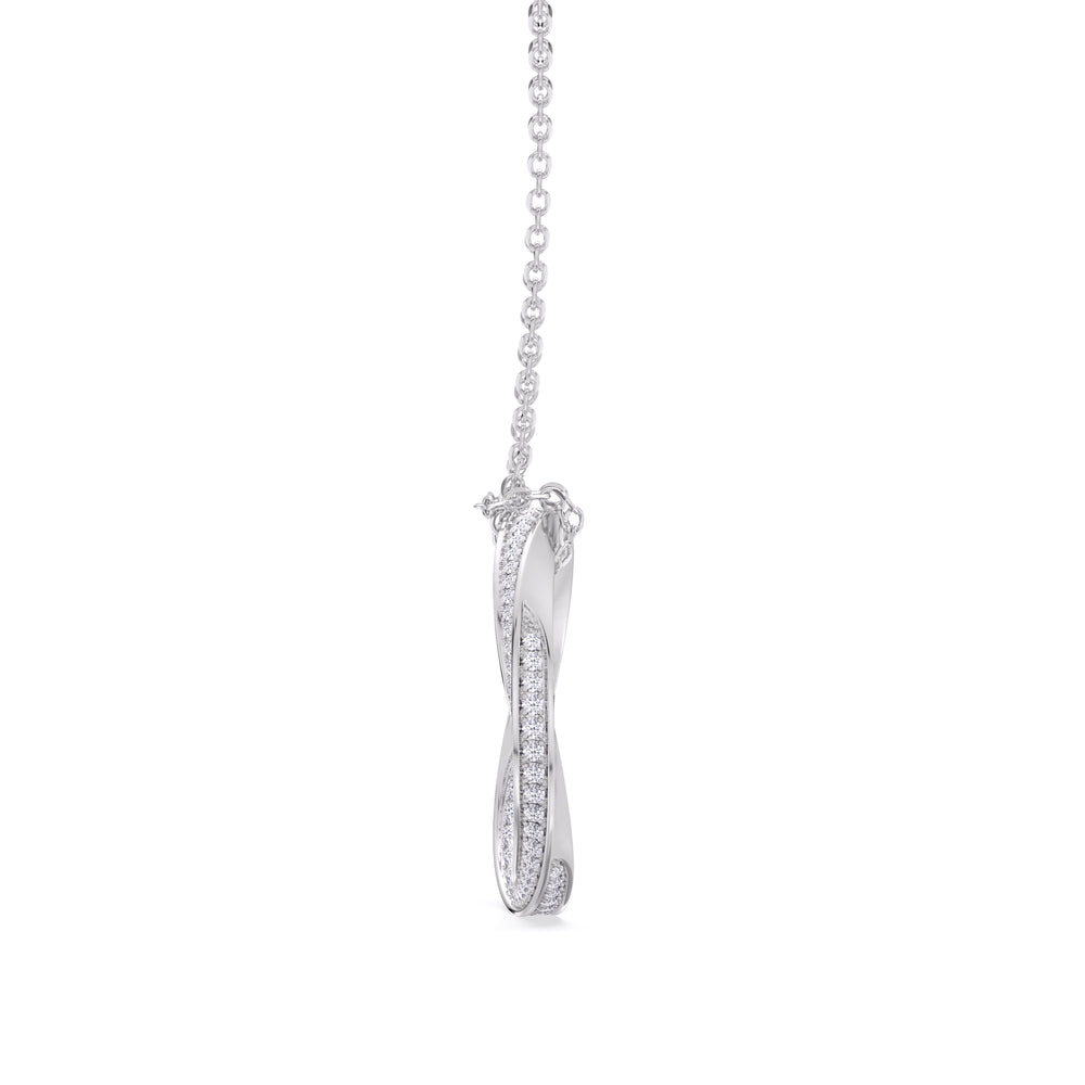 Link Bracelet-1553057 with Platinum / Lab / 0 Cut Diamond in 14KT Platinum / Lab / 0 view 3
