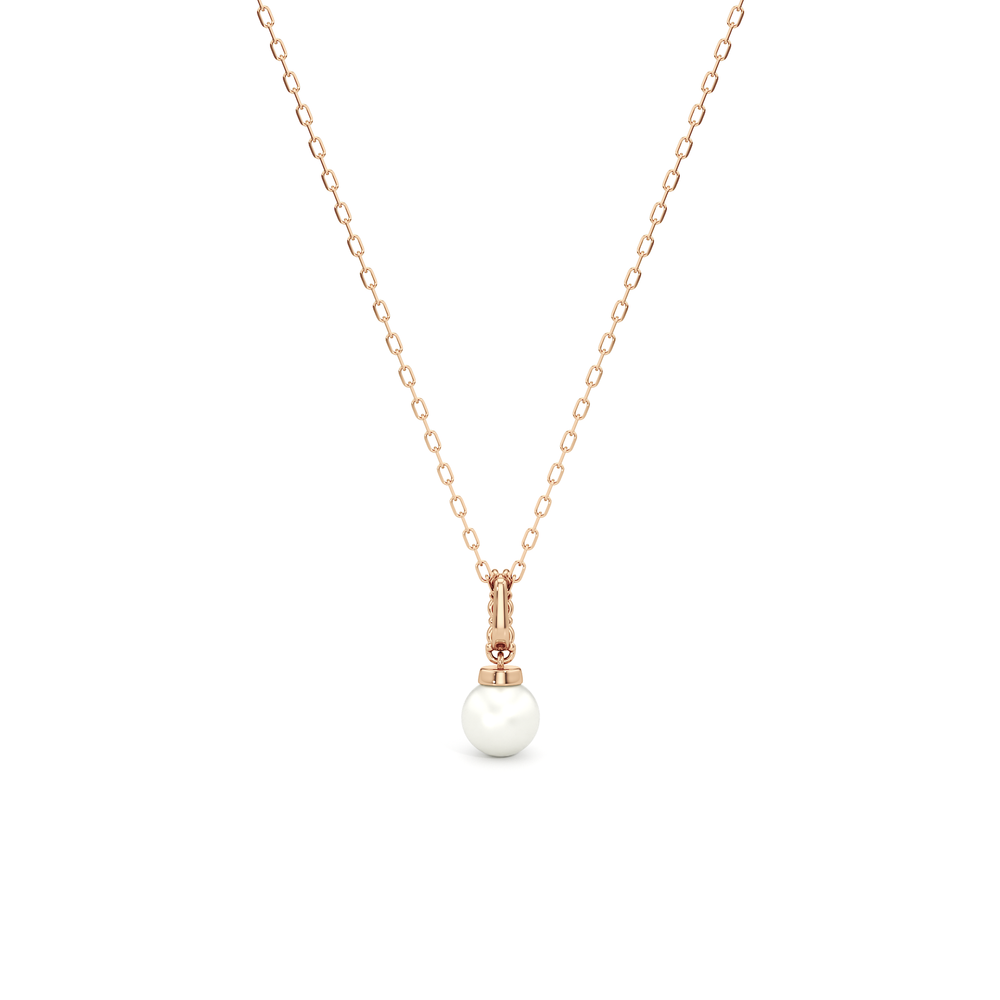 1576741-Necklace with 14KT Rose Gold / Lab / 0 Cut Diamond in 14KT Rose Gold / Lab / 0 view 3
