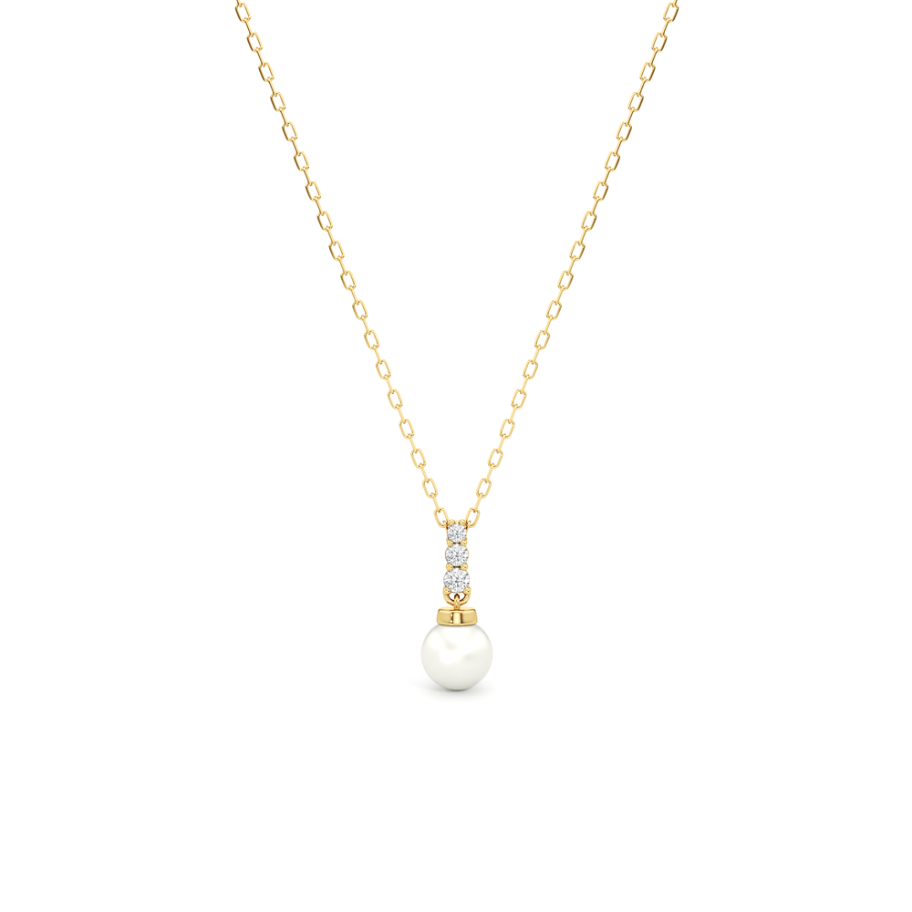 1576741-Necklace with 14KT Yellow Gold / Lab / 0 Cut Diamond in 14KT Yellow Gold / Lab / 0 view 1
