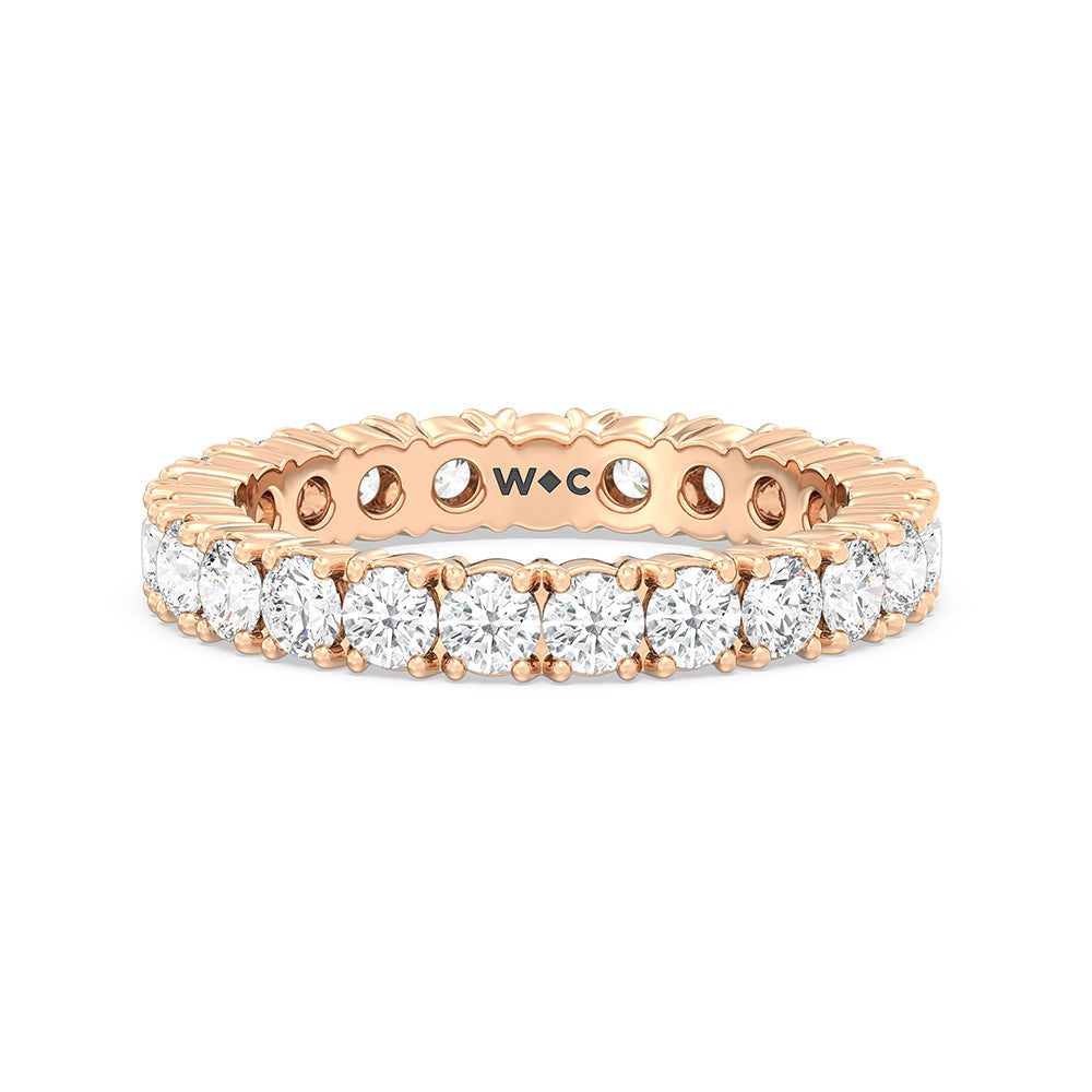 The Infinite Set with 14KT Rose Gold / Lab / 2 3/8 Cut Diamond in 14KT Rose Gold / Lab / 2 3/8 view 4
