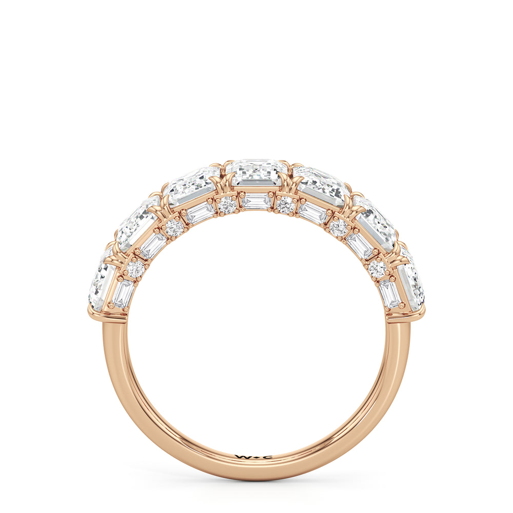 The Beresford Ring with 18KT Rose Gold / Lab / 3 3/4 Cut Diamond in 14KT Rose Gold / Lab / 3 3/4 view 2
