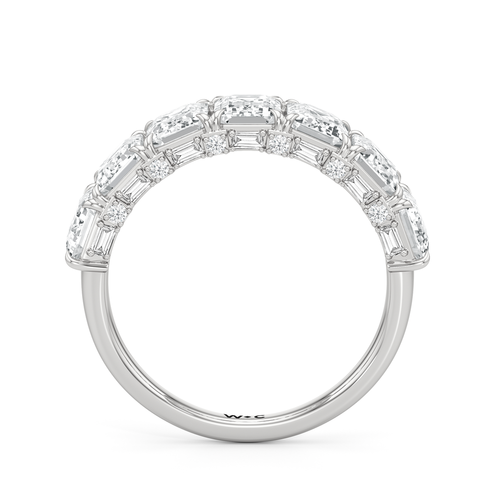 The Beresford Ring with Platinum / Lab / 3 3/4 Cut Diamond in 14KT Platinum / Lab / 3 3/4 view 3
