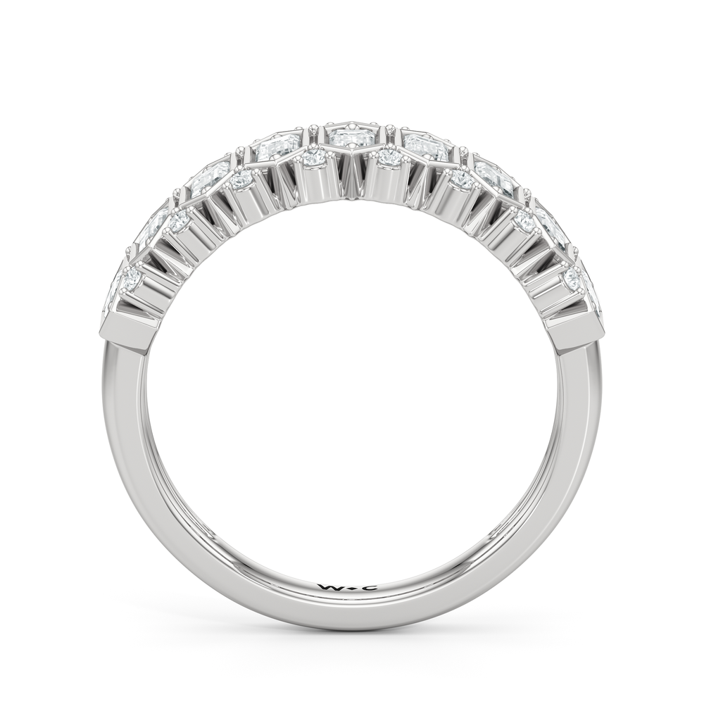 The Reynolds Ring with Platinum / Lab / 1 Cut Diamond in 14KT Platinum / Lab / 1 view 3
