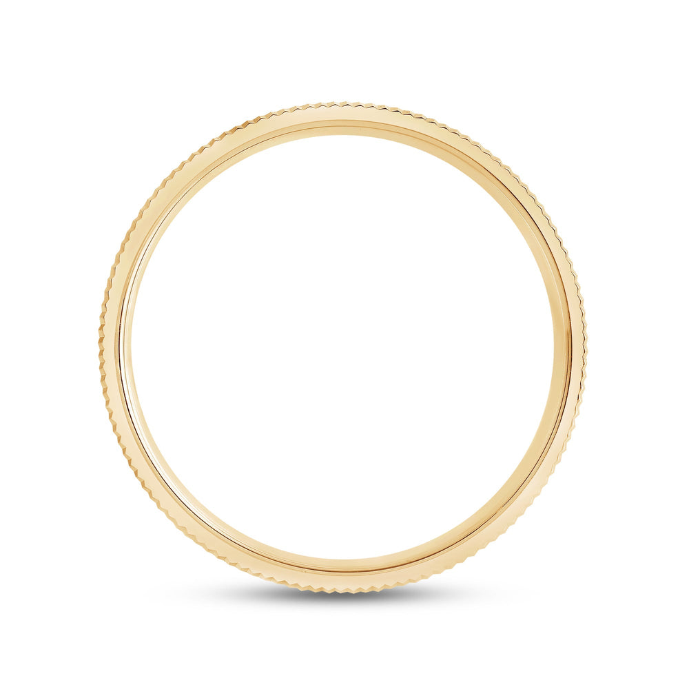 Classic Cross Men's Ring with 18KT Yellow Gold / 3.9 Cut Diamond in 14KT Yellow Gold / 3.9 view 2
