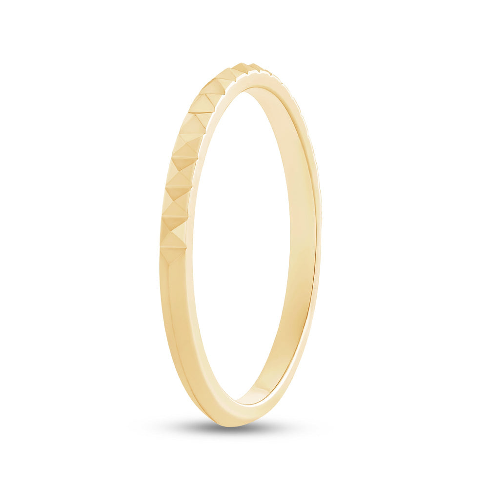 Pyramid Stacker Ring with 18KT Yellow Gold / 1.7 Cut Diamond in 14KT Yellow Gold / 1.7 view 6
