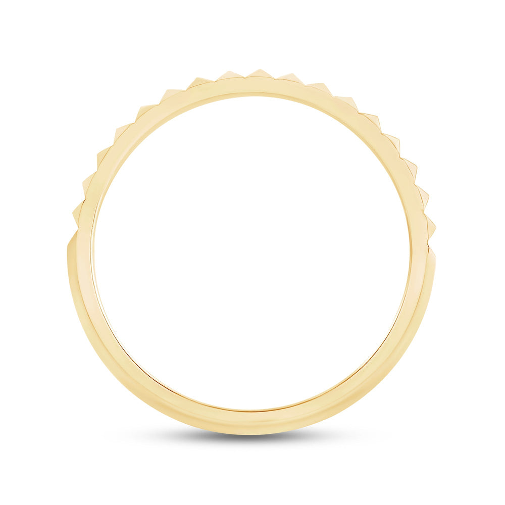 Pyramid Stacker Ring with 18KT Yellow Gold / 1.7 Cut Diamond in 14KT Yellow Gold / 1.7 view 4
