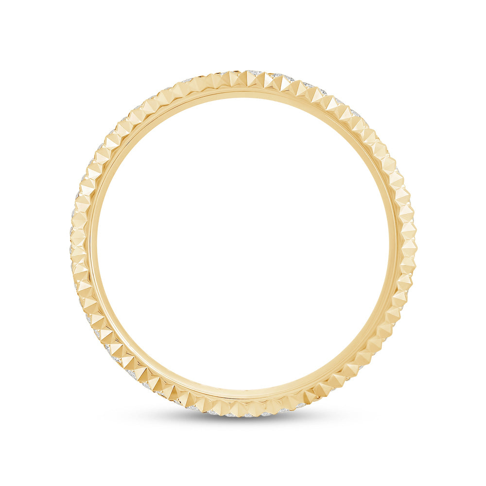 V Frame Ring with 18KT Yellow Gold / Lab / 5/8 Cut Diamond in 14KT Yellow Gold / Lab / 5/8 view 4
