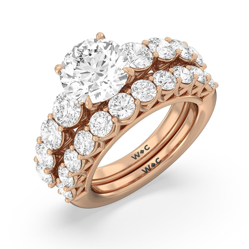 Oval Cut The Sutton Ring with Lab Grown Diamond in 14KT Rose Gold view 6
