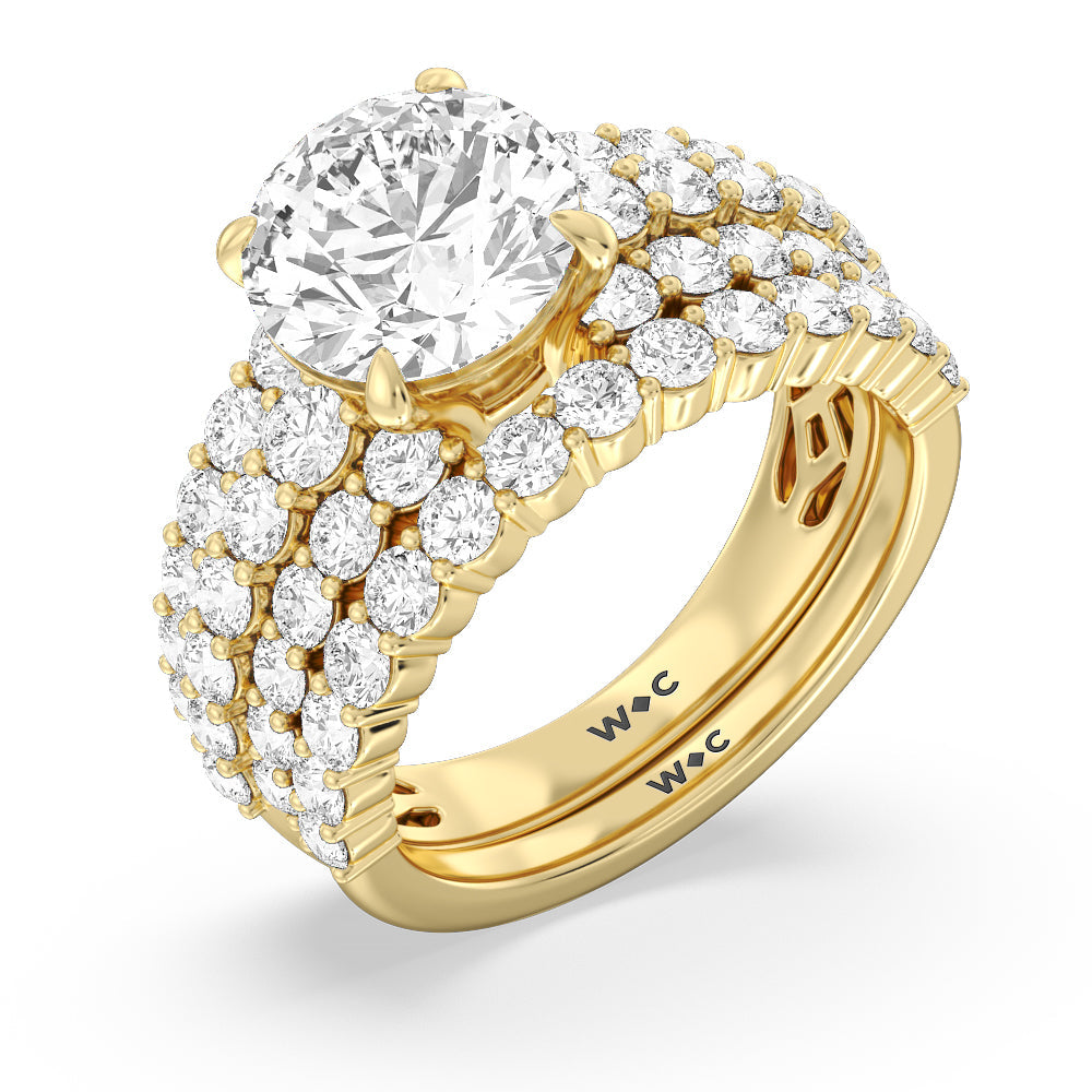 Oval Cut The Park Avenue Ring with Lab Grown Diamond in 14KT Rose Gold view 8

