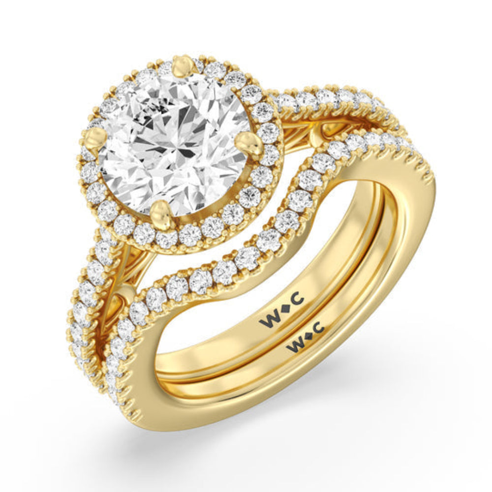 The Dakota Ring with Oval Cut Diamond in 14KT Rose Gold view 5
