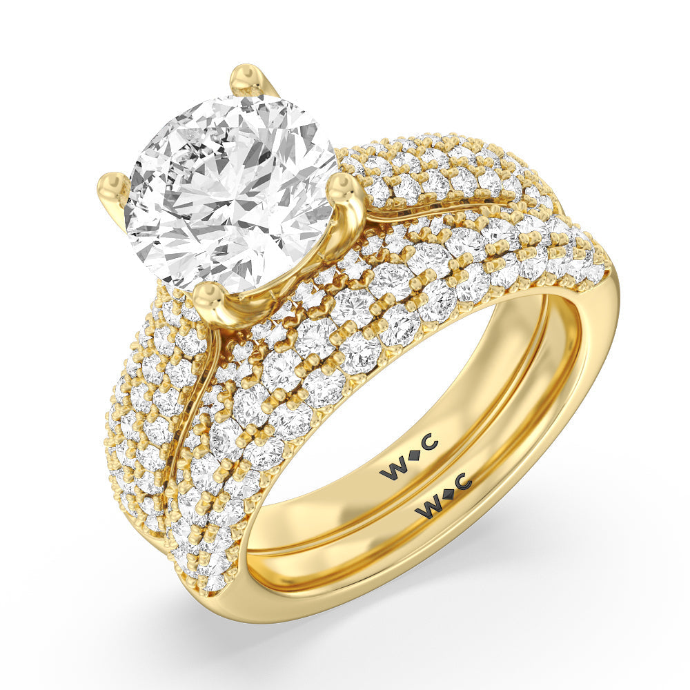 The Gansevoort Band with 18KT Yellow Gold Cut Diamond in 14KT Yellow Gold view 3

