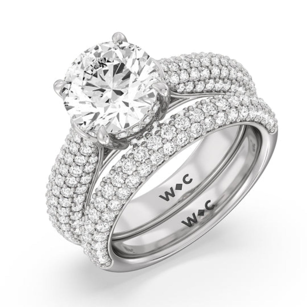 Emerald Cut The Bleecker Ring with Lab Grown Diamond in 14KT Rose Gold view 4
