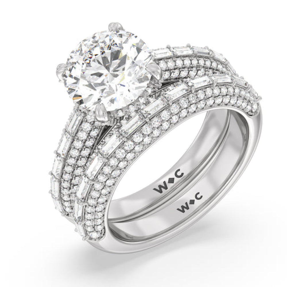 Oval Cut The Soho Ring with Lab Grown Diamond in 14KT Rose Gold view 4
