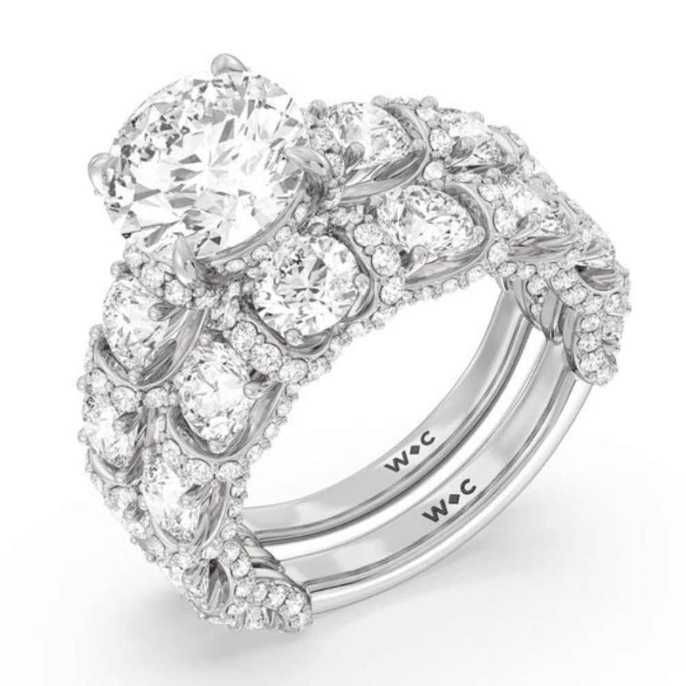 The Fulton Ring with Radiant Cut Diamond in 14KT Rose Gold view 8
