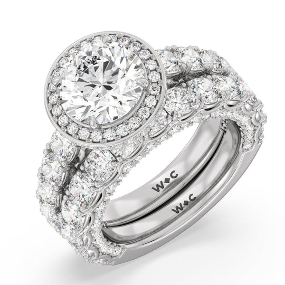 The Balthazar Ring with Oval Cut Diamond in 14KT Rose Gold view 4
