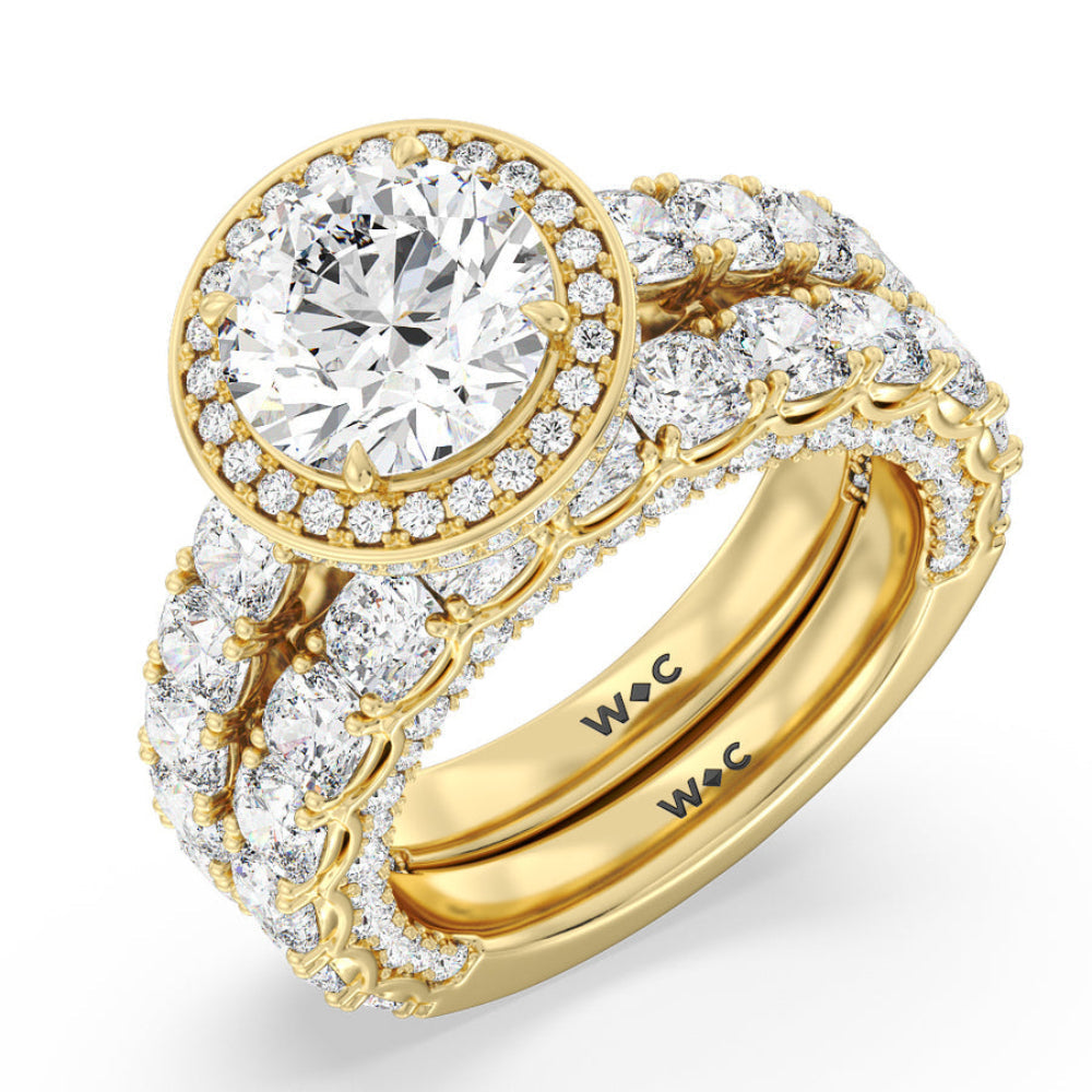 The Balthazar Ring with Oval Cut Diamond in 14KT Rose Gold view 5
